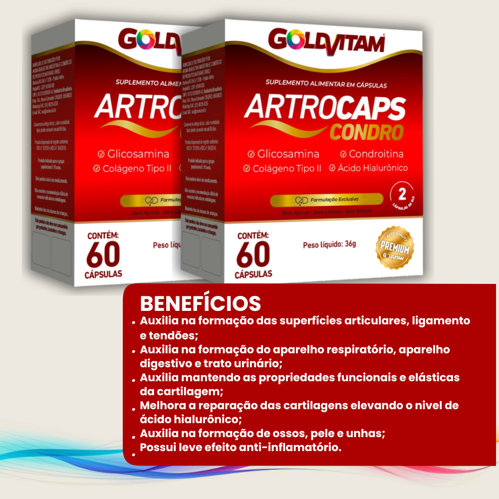 Artrocaps Condro – Kit Duplo (2 Unidades)
