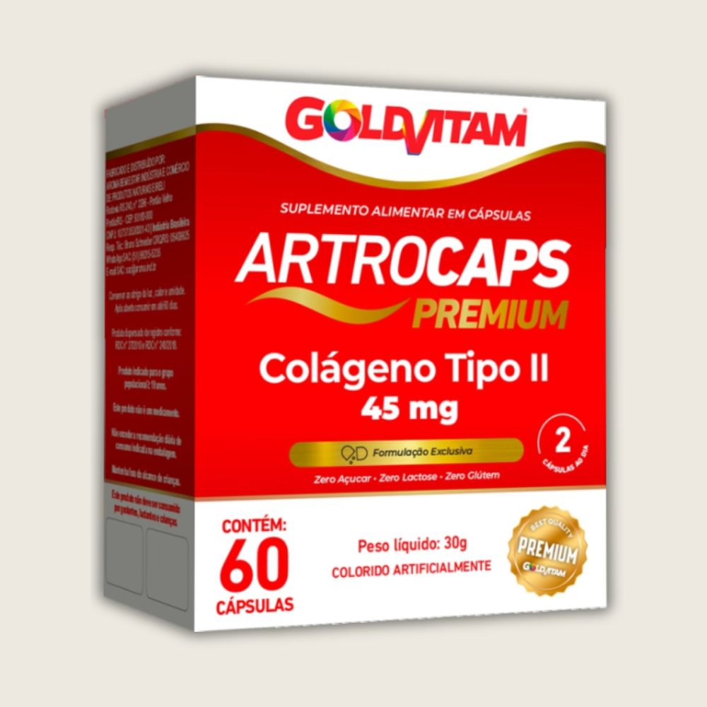 Artrocaps Premium – Colágeno Tipo II 45 mg