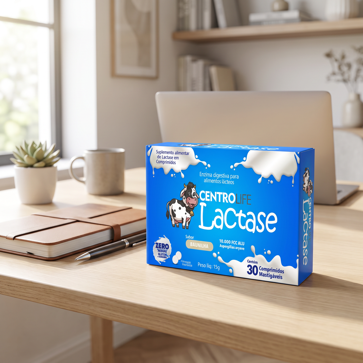Centrolife Lactase 10.000 FCC ALU - 30 Comprimidos