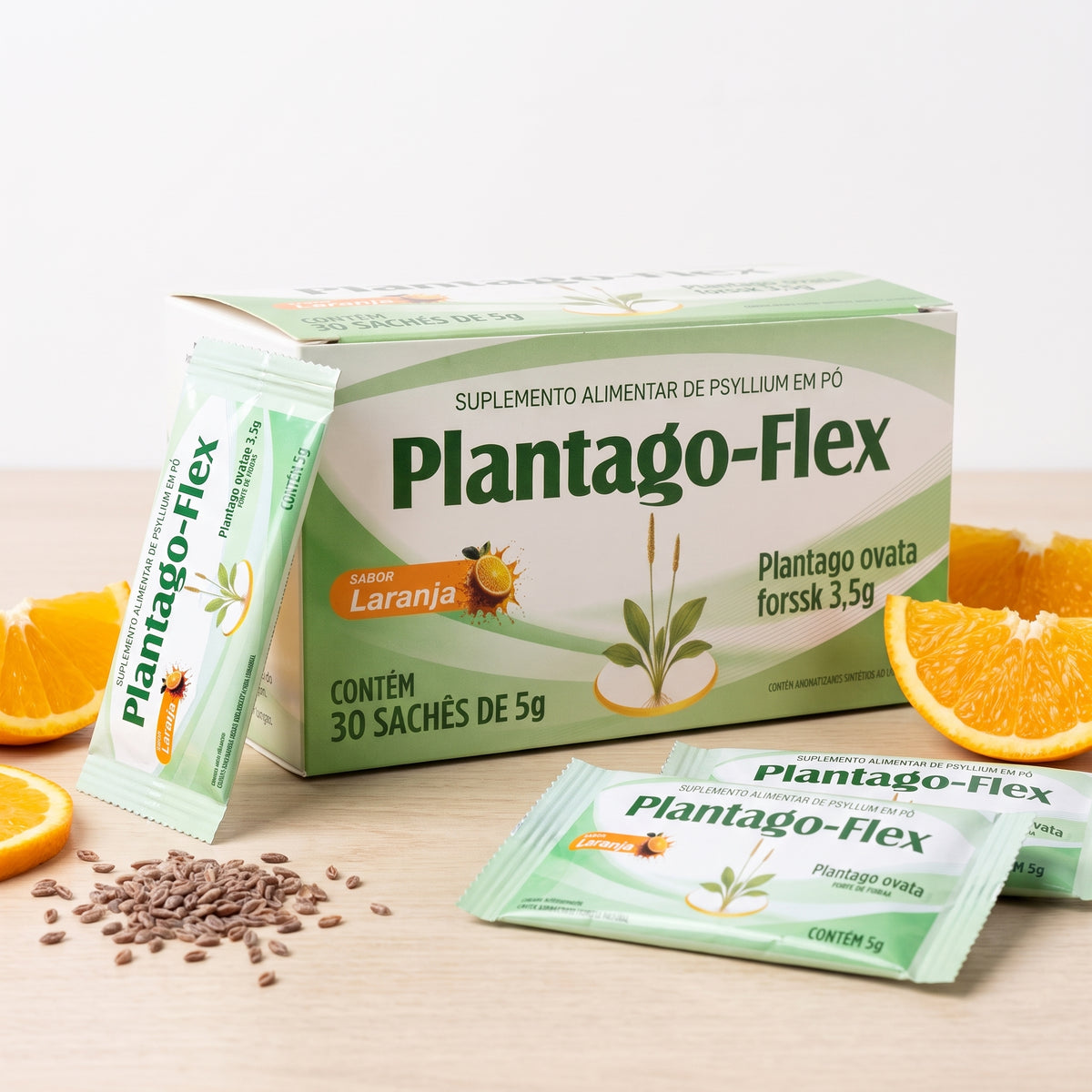 Plantago-Flex Plantago-Ovatae - 30 sachês de 5g