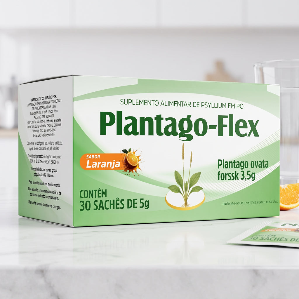 Plantago-Flex Plantago-Ovatae - 30 sachês de 5g