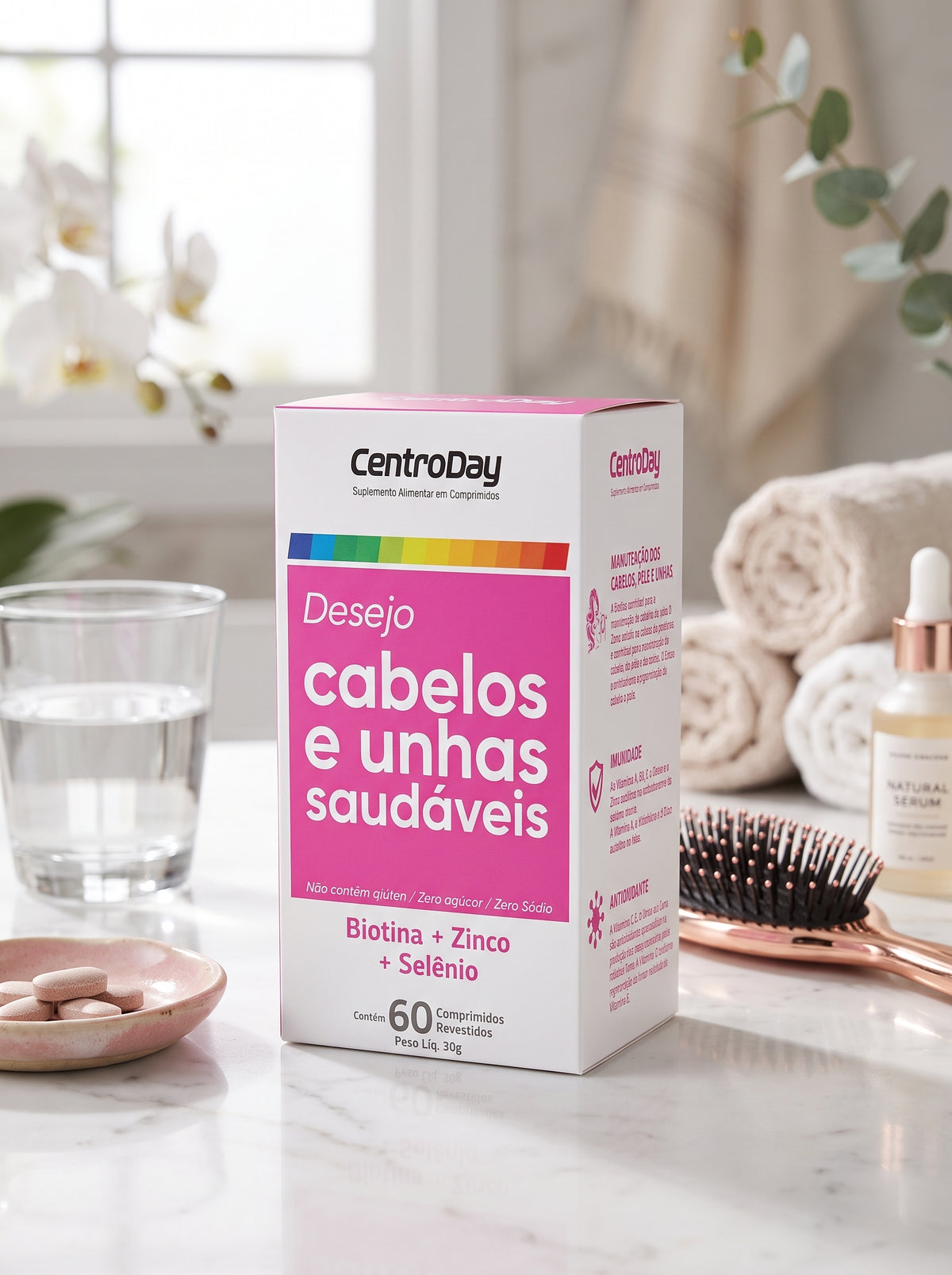 CentroDay Cabelos e Unhas - 60 comprimidos