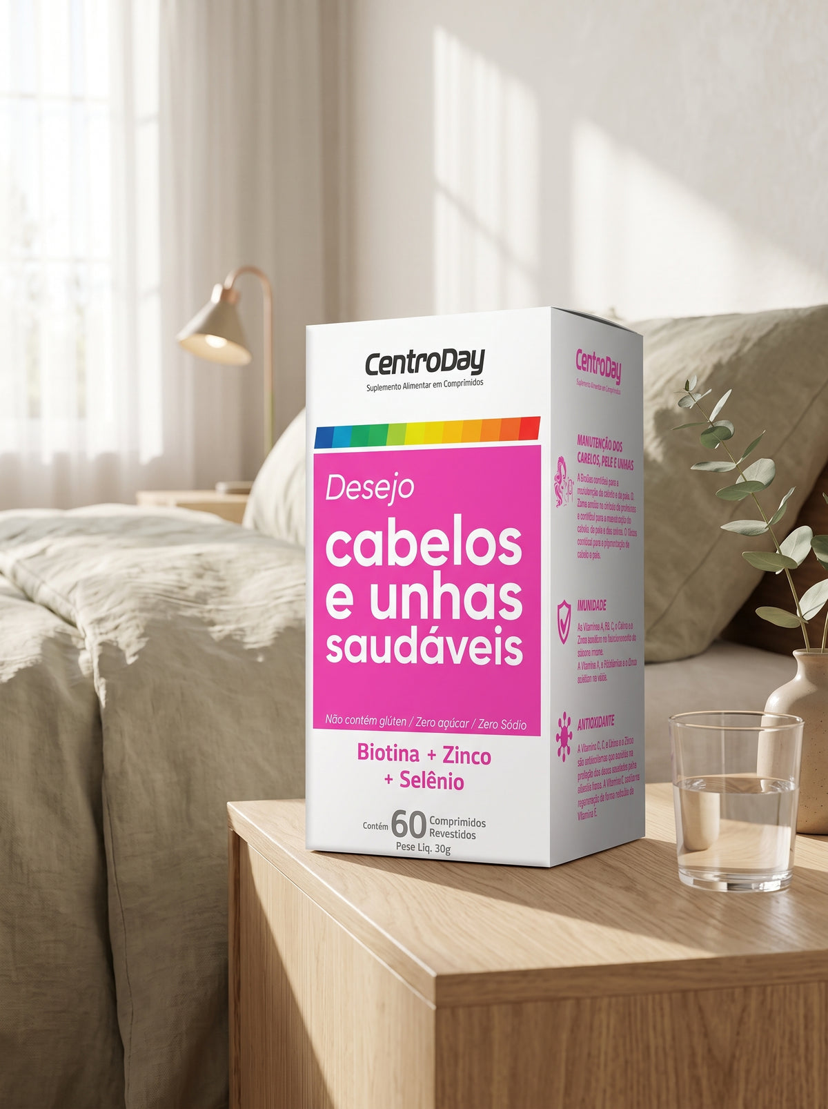 CentroDay Cabelos e Unhas - 60 comprimidos