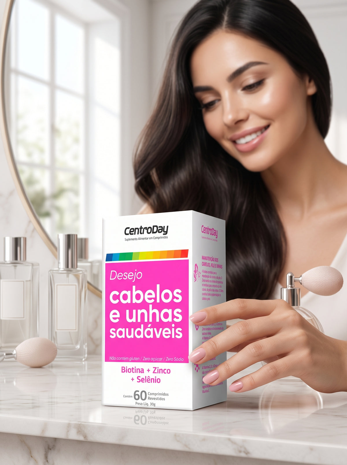 CentroDay Cabelos e Unhas - 60 comprimidos