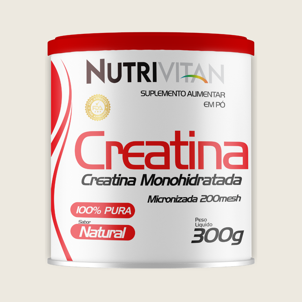 Creatina Monohidratada 100% Pura – 300g