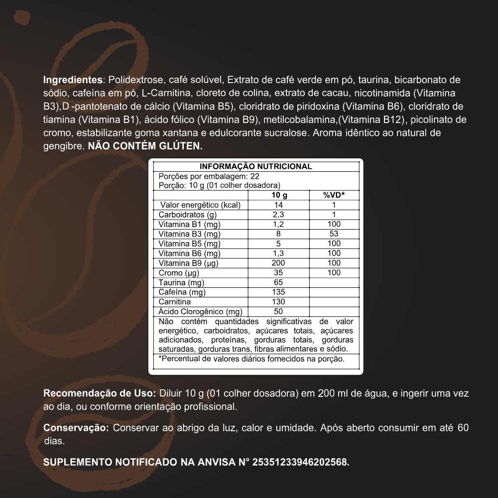 Coffe Gold Thermaxxx - Sabor Original