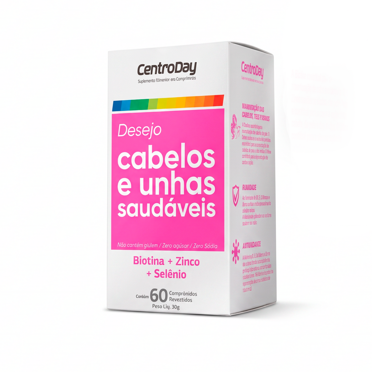 CentroDay Cabelos e Unhas - 60 comprimidos