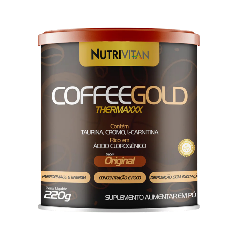 Lata CoffeeGold Thermaxxx — Sabor Original, 220 g
